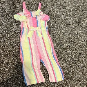 Jessica Simpson striped jumpsuit size 2T